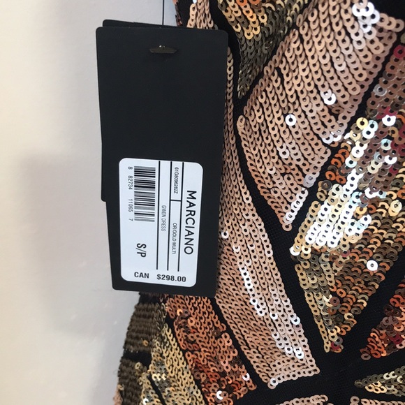 Marciano Sexy Sequin Dress. - Picture 4 of 12